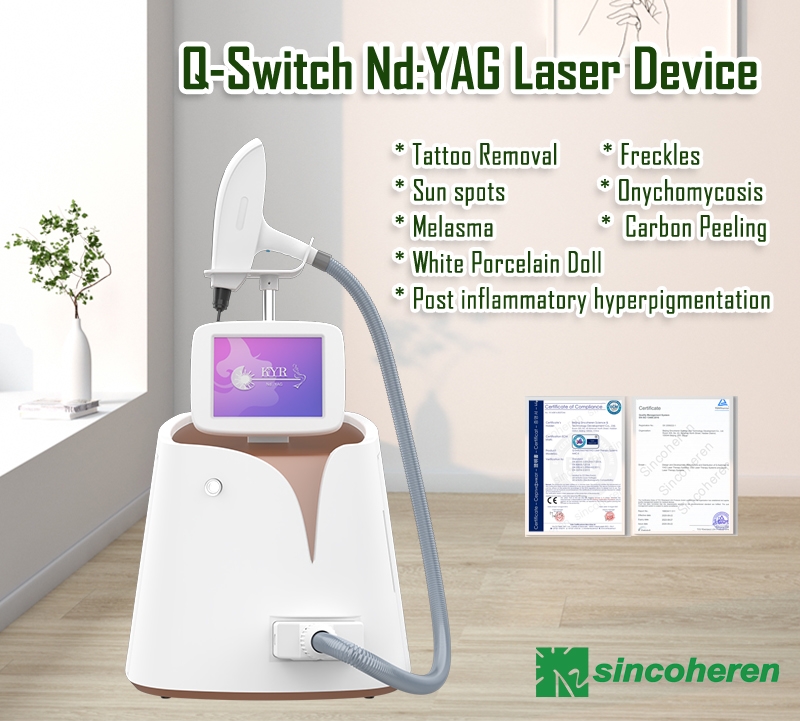 portable Q-switched laser machine